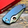 Нож складной Spyderco SC122TIBLP Tenacious R.I.L., Titanium Blue Handle