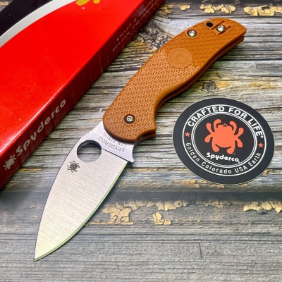 Нож складной Spyderco SC123BORP Sage 5, Orange Handle