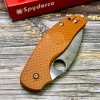 Нож складной Spyderco SC123BORP Sage 5, Orange Handle