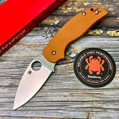 Нож складной Spyderco SC123GBORP Sage 5,  CPM-REX Blade, Orange G10 Handle