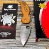 Нож складной Spyderco SC123GBORP Sage 5,  CPM-REX Blade, Orange G10 Handle