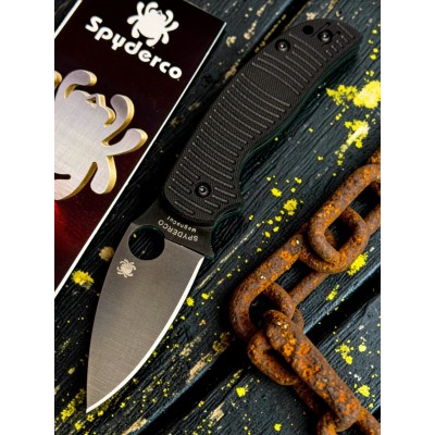 Нож складной Spyderco SC123GPBKMCBK Sage 5 Salt, Black MagnaCut Blade, Black Handle Нож складной Spyderco SC123GPBKMCBK Sage 5 Salt, Black MagnaCut Blade, Black Handle