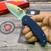 Нож складной Spyderco SC123GPCBL Sage 5, Cobalt Handle