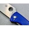 Нож складной Spyderco SC142PBL Resilience, S35VN Blade, Blue Handle