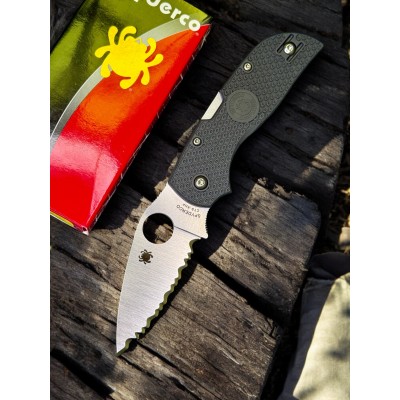 Нож складной Spyderco SC152SGY Chaparral, CTS-XHP Serrated Blade, Gray FRN Handle Нож складной Spyderco SC152SGY Chaparral, CTS-XHP Serrated Blade, Gray FRN Handle
