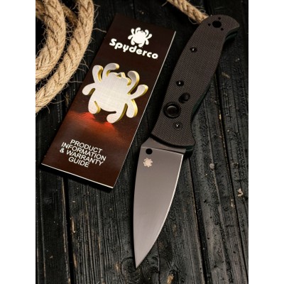 Нож складной Spyderco SC165GPBBK2 Auto Autonomy 2, Black Blade