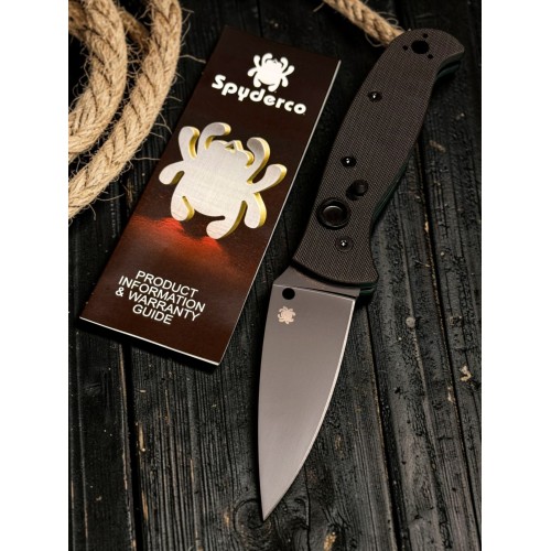 Нож складной Spyderco SC165GPBBK2 Auto Autonomy 2, Black Blade