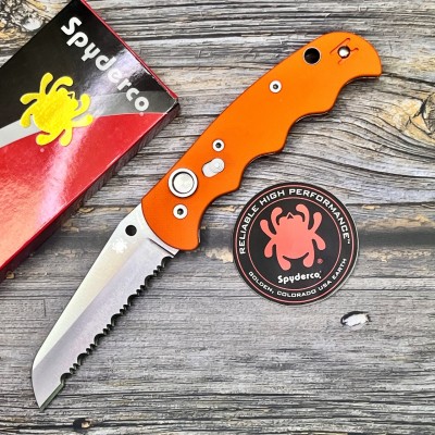 Нож складной Spyderco SC165GSOR Autonomy, Orange Handle