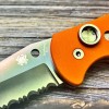 Нож складной Spyderco SC165GSOR Autonomy, Orange Handle