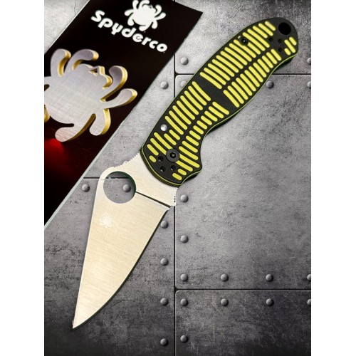 Нож складной Spyderco SC223GBKYLMCP Para-Military 3 Salt, MagnaCut Blade, Yellow Black Handle Нож складной Spyderco SC223GBKYLMCP Para-Military 3 Salt, MagnaCut Blade, Yellow Black Handle