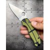 Нож складной Spyderco SC223GBKYLMCP Para-Military 3 Salt, MagnaCut Blade, Yellow Black Handle