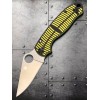 Нож складной Spyderco SC223GBKYLMCP Para-Military 3 Salt, MagnaCut Blade, Yellow Black Handle