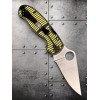 Нож складной Spyderco SC223GBKYLMCP Para-Military 3 Salt, MagnaCut Blade, Yellow Black Handle