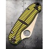 Нож складной Spyderco SC223GBKYLMCP Para-Military 3 Salt, MagnaCut Blade, Yellow Black Handle