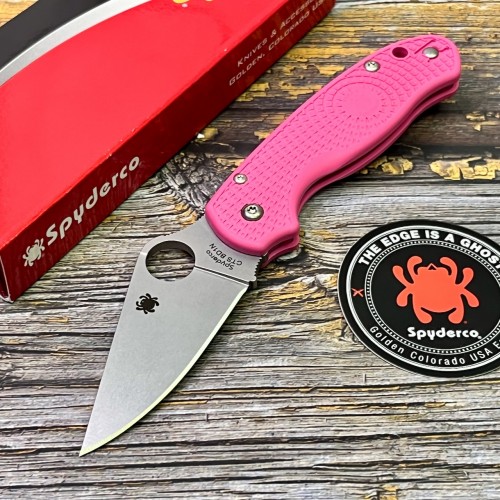 Нож складной Spyderco SC223PPN Para-Military 3, Pink FRN Handle