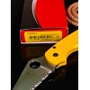 Нож складной Spyderco SC223SYL Para-Military 3 Salt, MagnaCut Serrated Blade, Yellow Handle