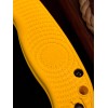 Нож складной Spyderco SC223SYL Para-Military 3 Salt, MagnaCut Serrated Blade, Yellow Handle