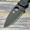 Нож складной Spyderco Shaman, Black Blade