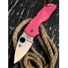 Нож складной Spyderco SC230PPN Lil Native, Pink Handle Нож складной Spyderco SC230PPN Lil Native, Pink Handle