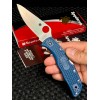 Нож складной Spyderco SC243PCBL Endela, CPM SPY27 Blade, Cobalt Blue Handle Нож складной Spyderco SC243PCBL Endela, CPM SPY27 Blade, Cobalt Blue Handle