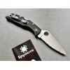 Нож складной Spyderco Endela, Serrated Blade, Black FRN Handle