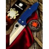 Нож складной Spyderco SC253GPCBL Yojumbo, SPY27 Blade, Cobalt Blue Handle