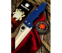 Нож складной Spyderco SC253GPCBL Yojumbo, SPY27 Blade, Cobalt Blue Handle Нож складной Spyderco SC253GPCBL Yojumbo, SPY27 Blade, Cobalt Blue Handle