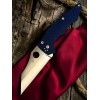 Нож складной Spyderco SC253GPCBL Yojumbo, SPY27 Blade, Cobalt Blue Handle