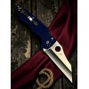Нож складной Spyderco SC253GPCBL Yojumbo, SPY27 Blade, Cobalt Blue Handle