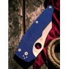 Нож складной Spyderco SC253GPCBL Yojumbo, SPY27 Blade, Cobalt Blue Handle