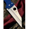 Нож складной Spyderco SC253GPCBL Yojumbo, SPY27 Blade, Cobalt Blue Handle