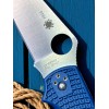 Нож складной Spyderco SC258PCBL Stretch 2 XL, SPY 27 Blade, Blue Handle