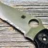 Нож складной Spyderco SC258PSBK Stretch 2 XL, Part Serrated Blade, FRN Handle