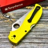 Нож складной Spyderco SC258PYL Stretch 2 XL Salt, H2 Blade, Yellow Handle