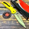 Нож складной Spyderco SC258SYL Stretch 2 XL, H2 Serrated Blade, Yellow Handle