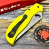 Нож складной Spyderco SC258SYL Stretch 2 XL, H2 Serrated Blade, Yellow Handle