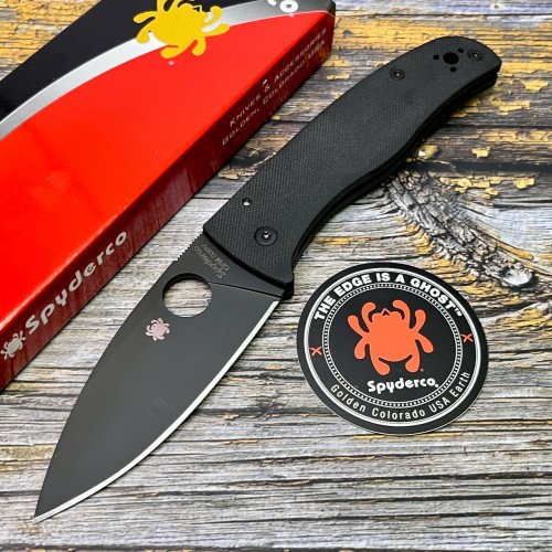 Нож складной Spyderco SC263GPBK Bodacious, Black Blade