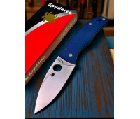 Нож складной Spyderco SC263GPCBL Bodacious, SPY27 Blade, Blue Handle