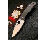 Нож складной Spyderco SC263GS Bodacious, Serrated Blade, G10 Handle