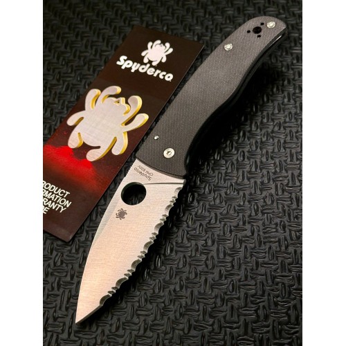 Нож складной Spyderco SC263GS Bodacious, Serrated Blade, G10 Handle Нож складной Spyderco SC263GS Bodacious, Serrated Blade, G10 Handle