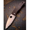 Нож складной Spyderco SC263GS Bodacious, Serrated Blade, G10 Handle