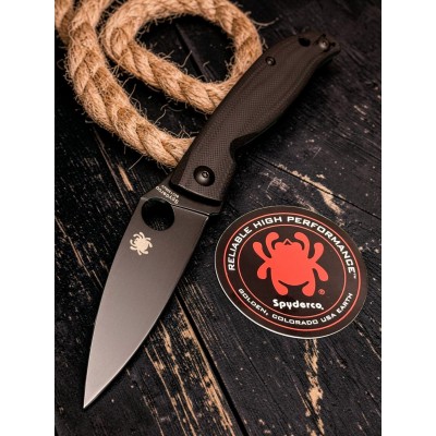 Нож складной Spyderco SC274GBBKP Mantra 4, Black Blade Нож складной Spyderco SC274GBBKP Mantra 4, Black Blade