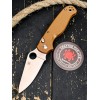 Нож складной Spyderco SC275GPBN ButtonUp, Brown G10 Handle