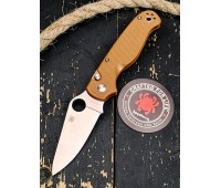 Нож складной Spyderco SC275GPBN ButtonUp, Brown G10 Handle Нож складной Spyderco SC275GPBN ButtonUp, Brown G10 Handle