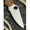 Нож складной Spyderco SC275GPBN ButtonUp, Brown G10 Handle