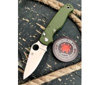 Нож складной Spyderco SC275GPGR ButtonUp, OD Green G10 Handle Нож складной Spyderco SC275GPGR ButtonUp, OD Green G10 Handle