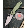 Нож складной Spyderco SC275GPGRBK ButtonUp, Black Blade, OD Green G10 Handle Нож складной Spyderco SC275GPGRBK ButtonUp, Black Blade, OD Green G10 Handle