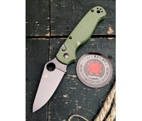 Нож складной Spyderco SC275GPGRBK ButtonUp, Black Blade, OD Green G10 Handle Нож складной Spyderco SC275GPGRBK ButtonUp, Black Blade, OD Green G10 Handle