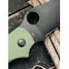 Нож складной Spyderco SC275GPGRBK ButtonUp, Black Blade, OD Green G10 Handle Нож складной Spyderco SC275GPGRBK ButtonUp, Black Blade, OD Green G10 Handle