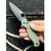 Нож складной Spyderco SC275GPGRBK ButtonUp, Black Blade, OD Green G10 Handle Нож складной Spyderco SC275GPGRBK ButtonUp, Black Blade, OD Green G10 Handle